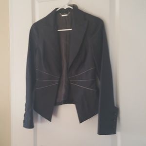 Bebe charcoal grey black blazer, size 2